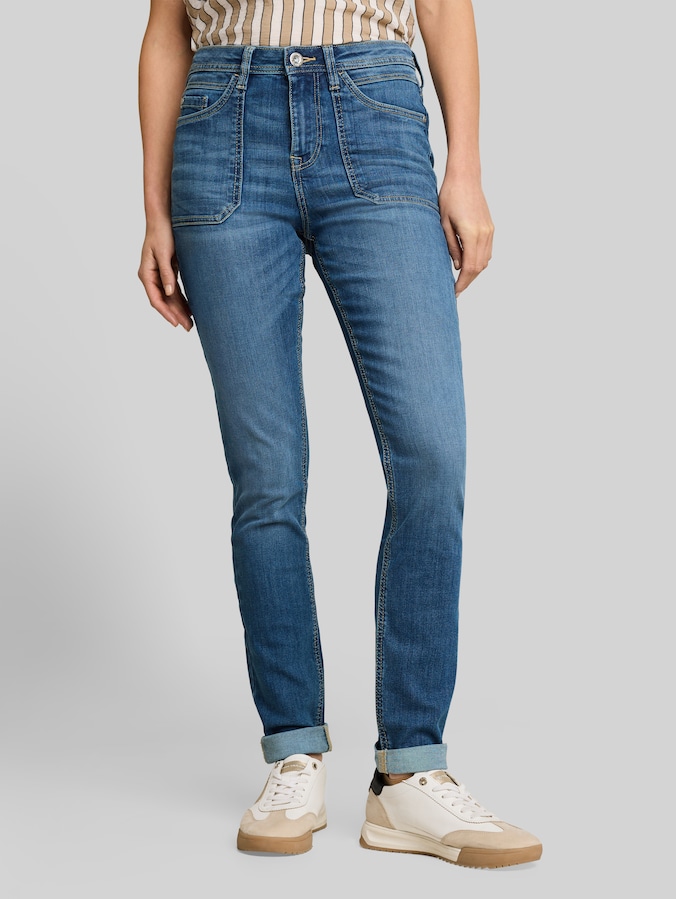 TTMAYA TAPERED Jeans von Women, mid stone wash denim