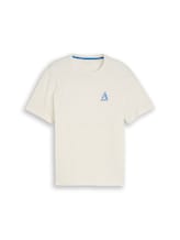 Nicht ausgewählt, T-Shirt mit Stickerei von Tom Tailor, braun