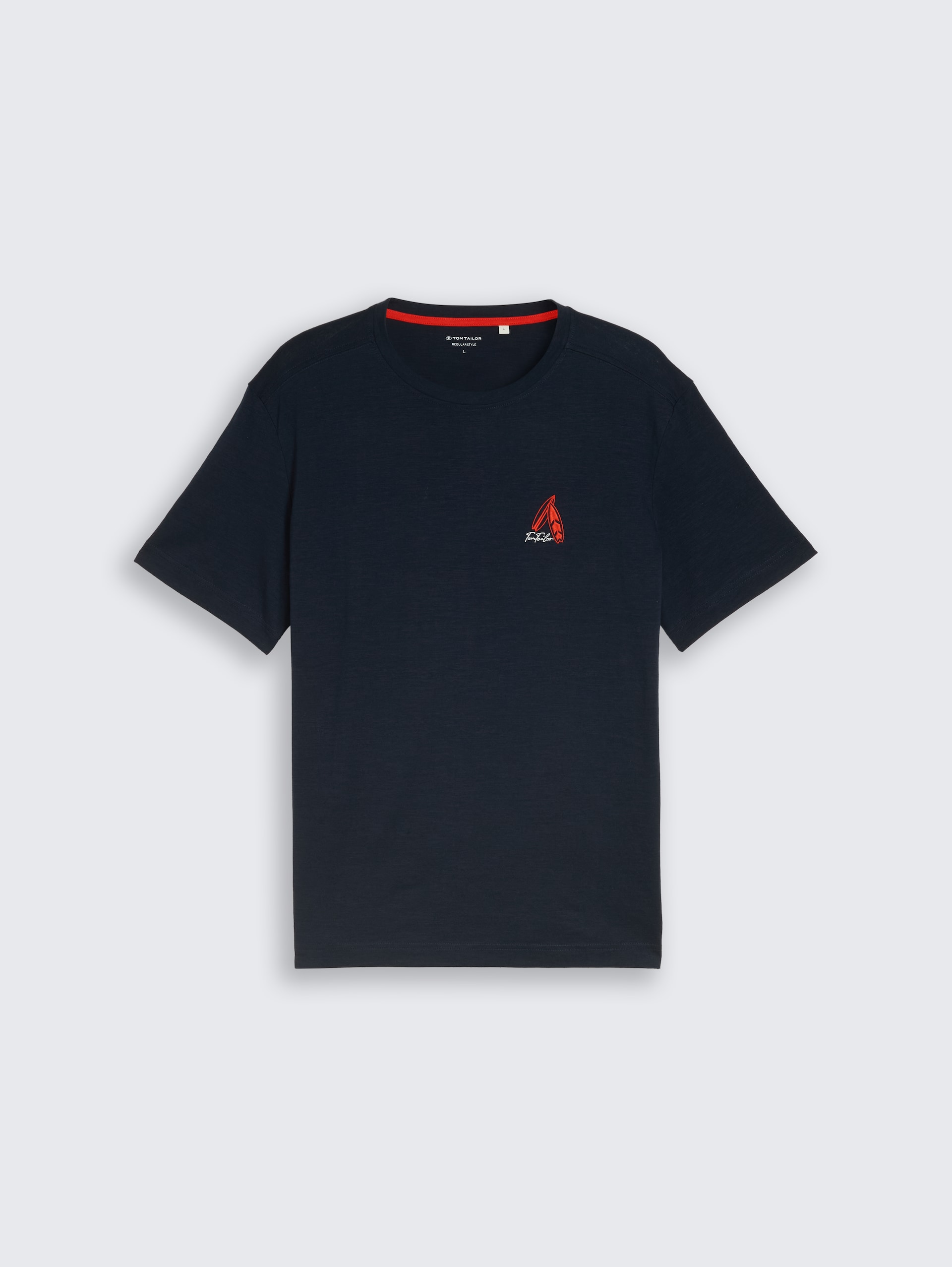 T-Shirt mit Stickerei - sky captain blue - Vorder-Produkt-Ansicht