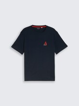 T-shirt avec broderie - sky captain blue - Vue de face du produit