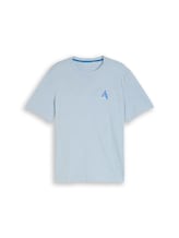 Ausgewählt, T-Shirt mit Stickerei von Tom Tailor, blau