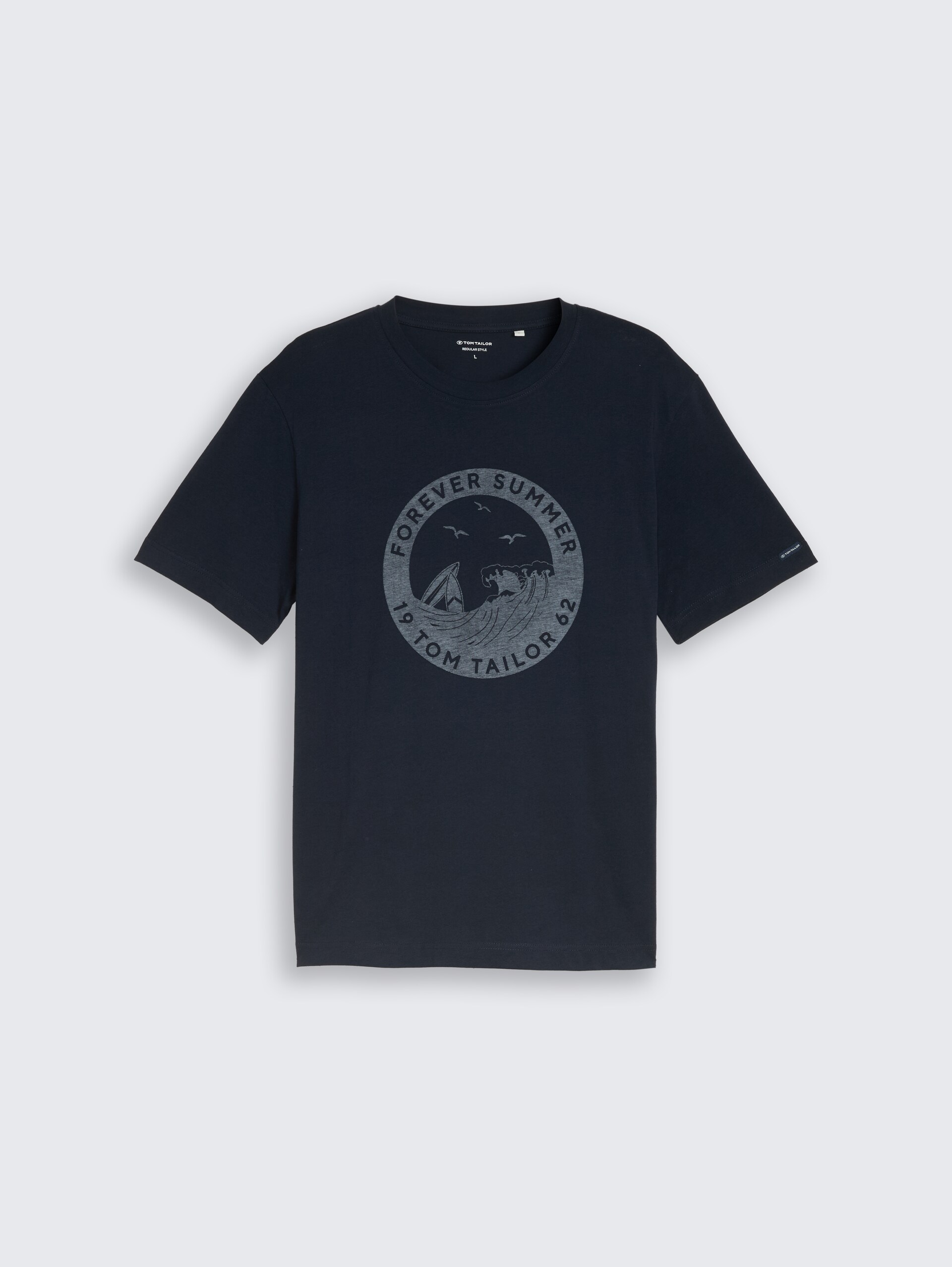 T-shirt met print - sky captain blue - Product vooraanzicht