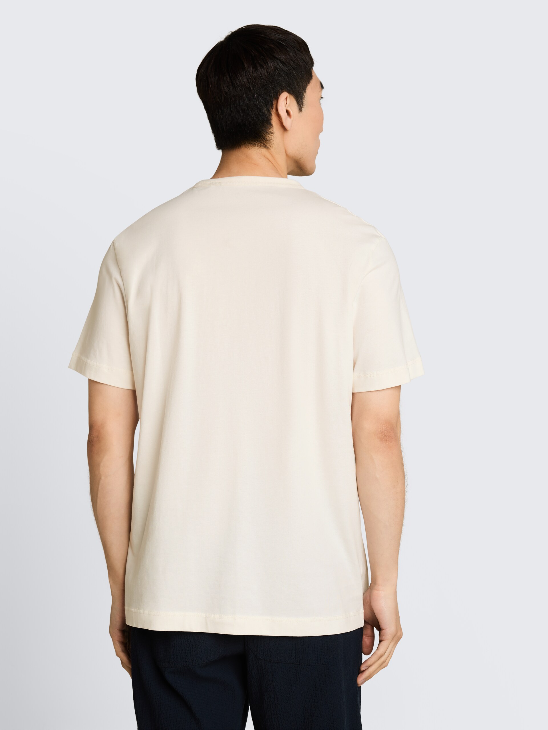 T-shirt avec imprimé photo - Gardenia White - Découpe Vue arrière du modèle