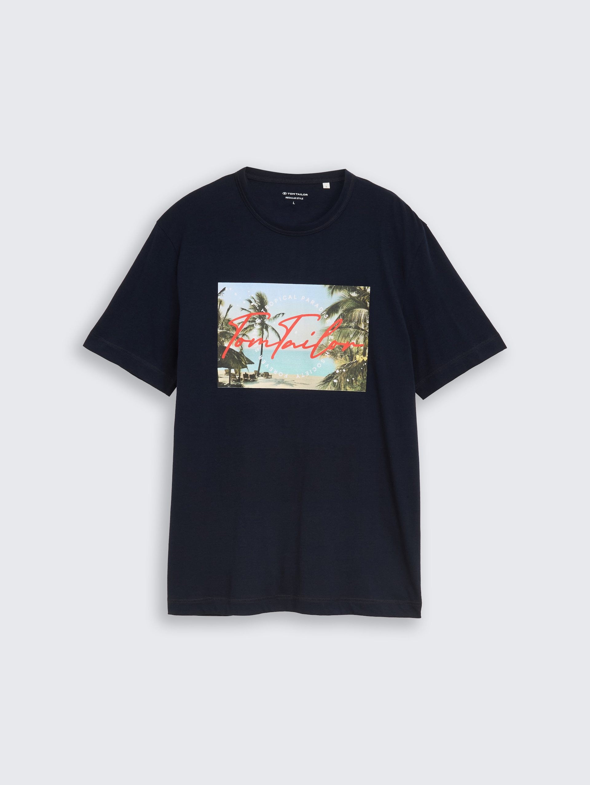 T-shirt met fotoprint - sky captain blue - Product vooraanzicht