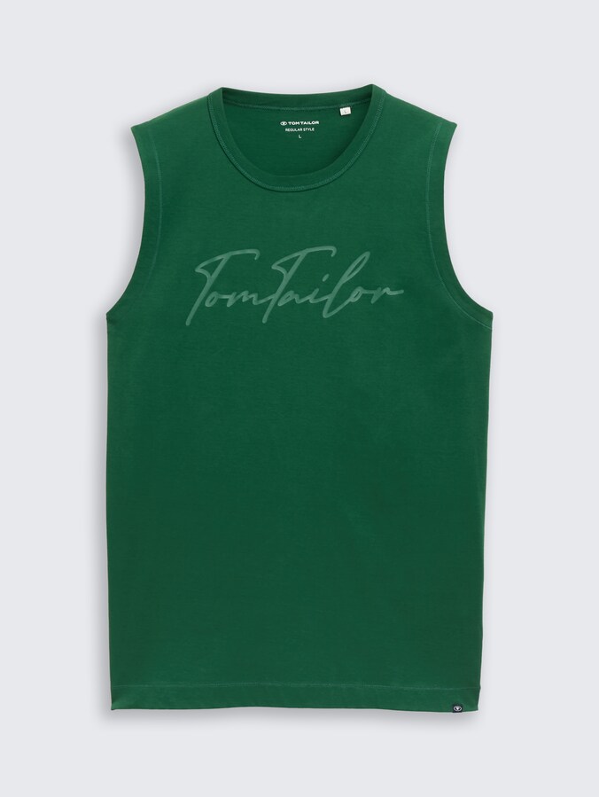 Tanktop mit Logo-Print von Men, Garden Green