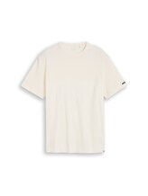 Geselecteerd, T-shirt van katoen door Tom Tailor, bruin