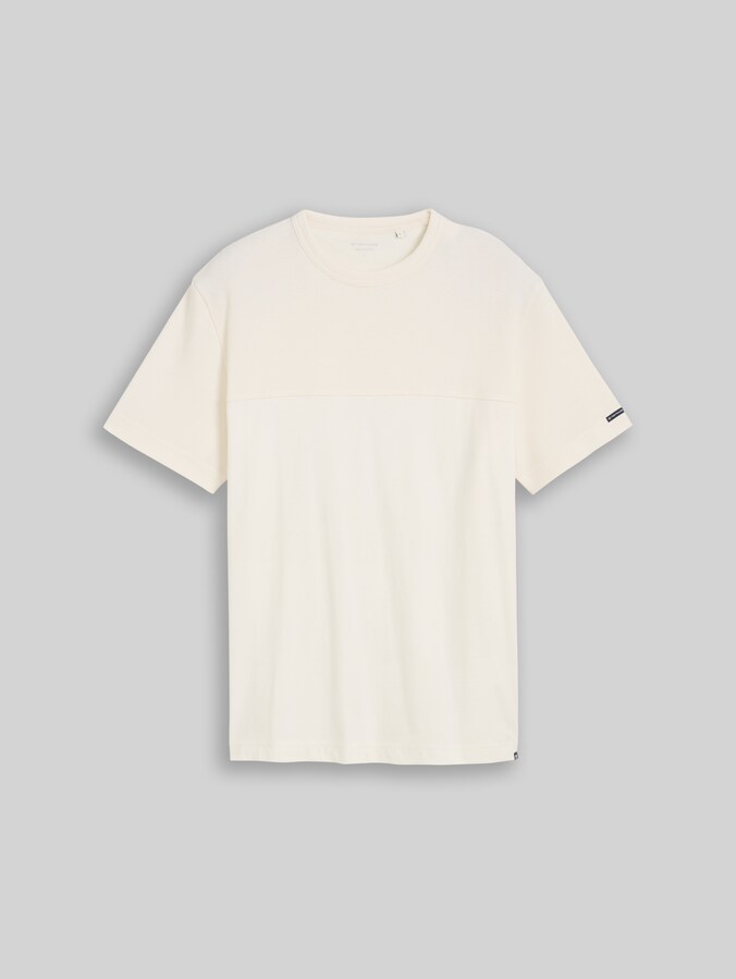 T-Shirt aus Baumwolle von Men, Gardenia White