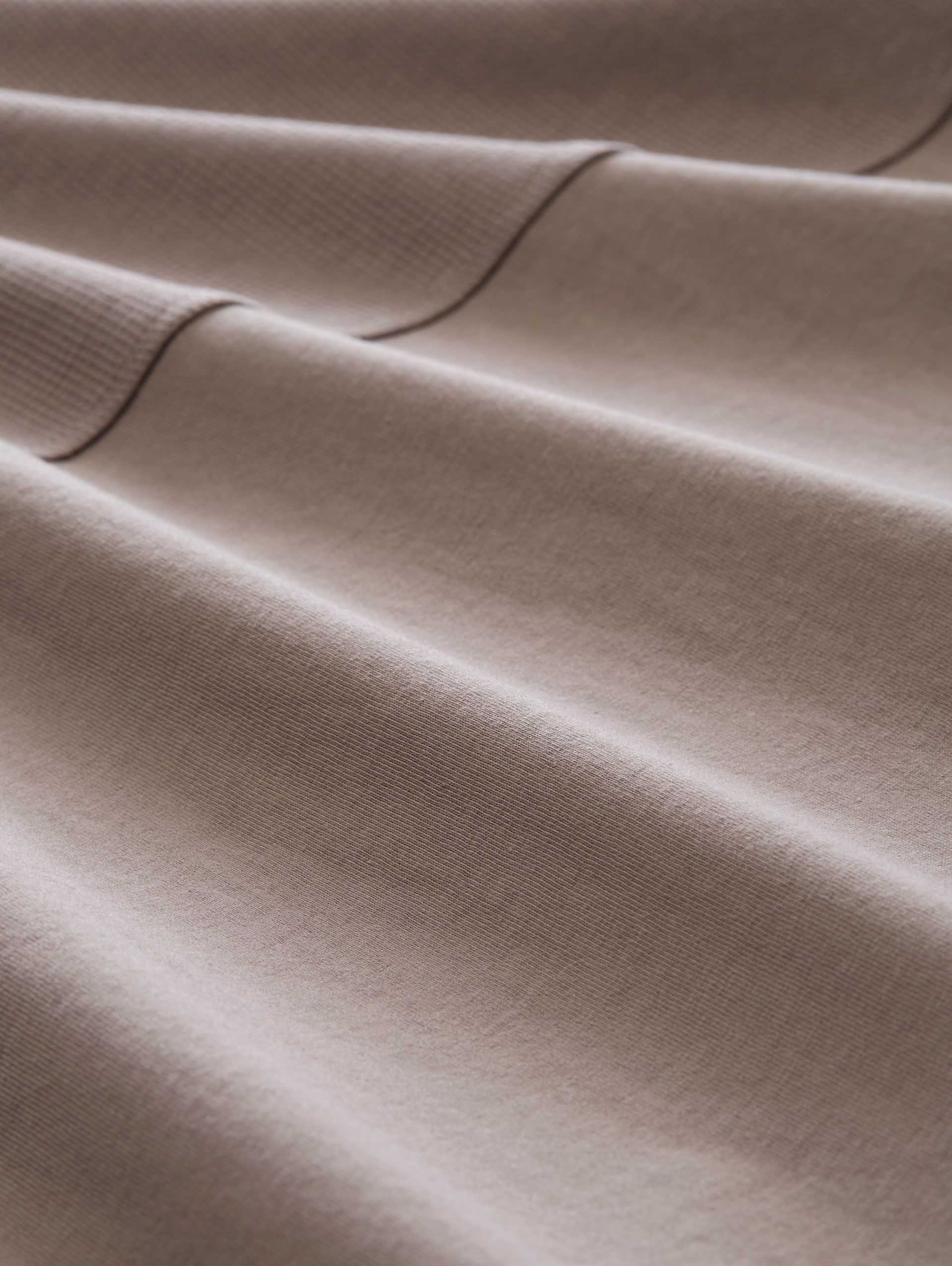 T-shirt van katoen - Driftwood Taupe - Materiaalweergave