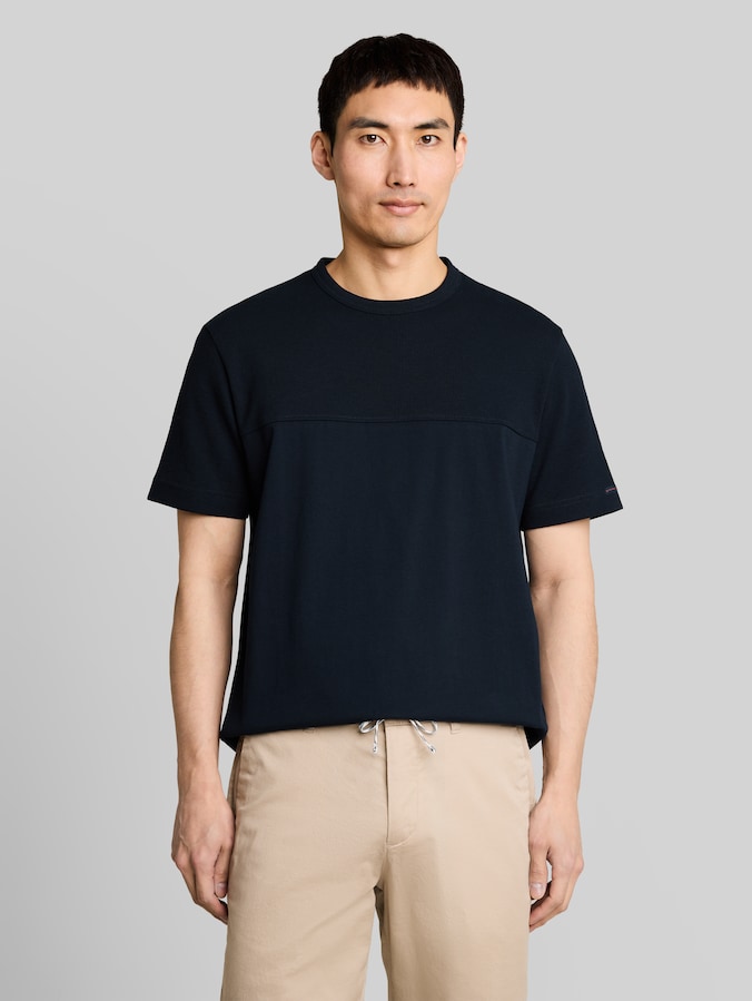 T-shirt van katoen door Men, sky captain blue