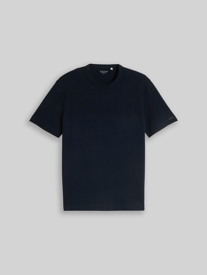 T-Shirt aus Baumwolle von Men, sky captain blue