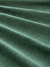 T-Shirt in Melange-Optik - green fine stripe - Material-Ansicht