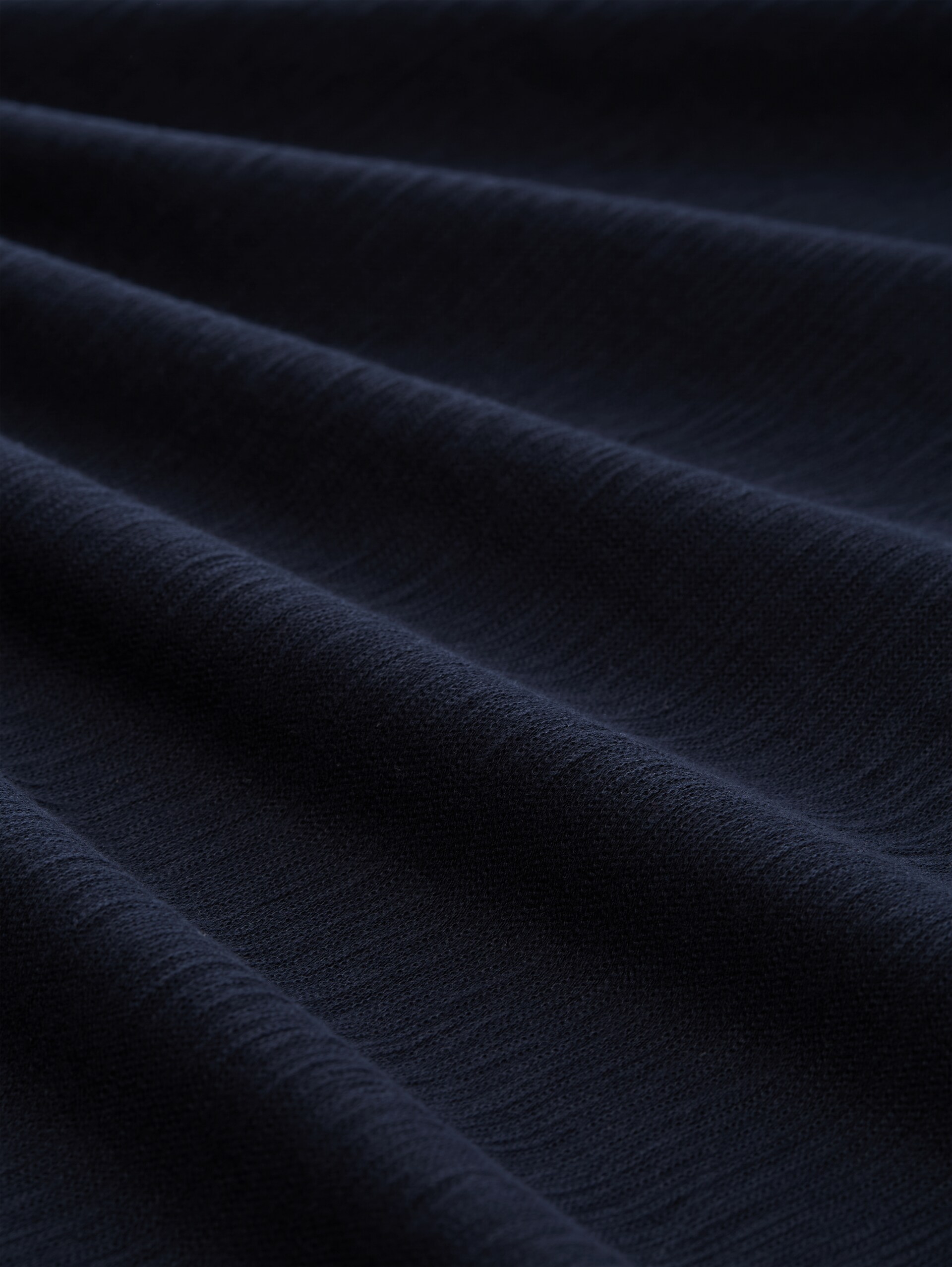 Sweatjacke mit Stehkragen - sky captain blue - Material-Ansicht