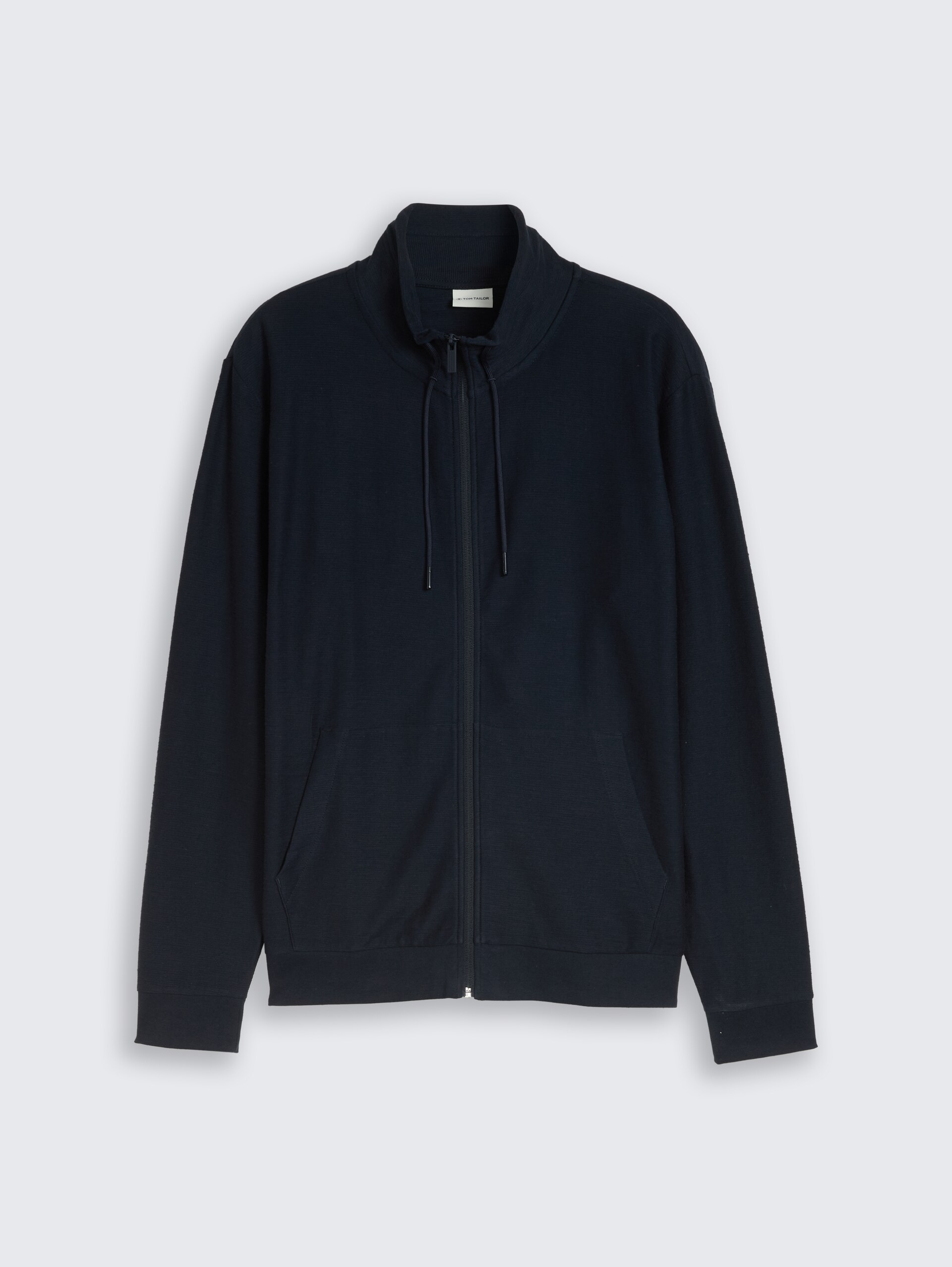 Sweatjacke mit Stehkragen - sky captain blue - Vorder-Produkt-Ansicht
