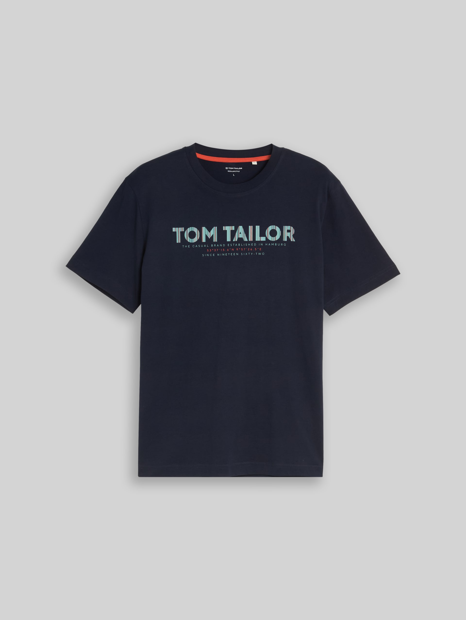 T-Shirt mit Logo-Print - sky captain blue - Vorder-Produkt-Ansicht