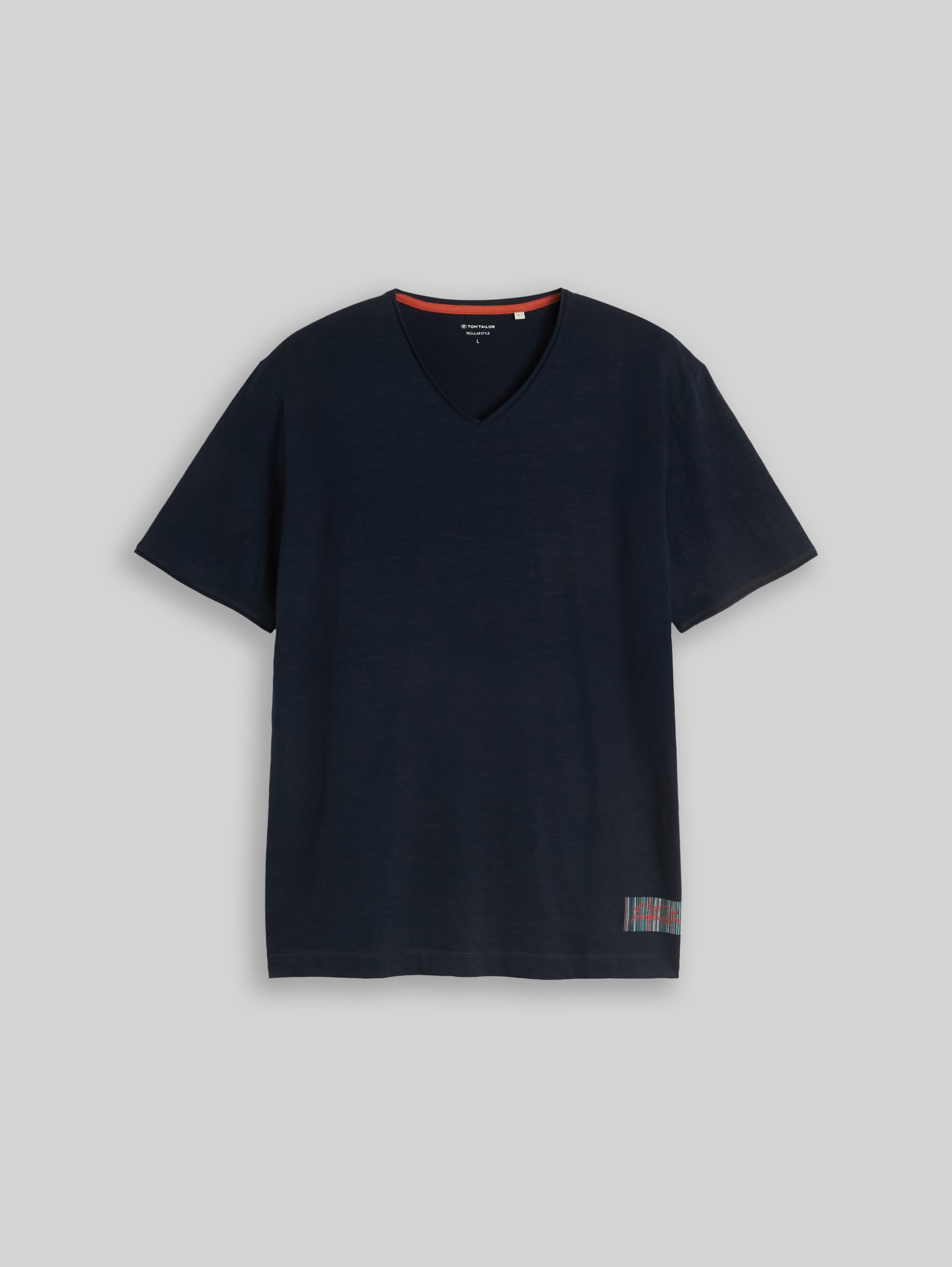 T-Shirt mit V-Ausschnitt - sky captain blue - Vorder-Produkt-Ansicht