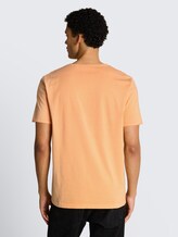 T-shirt au look usé - summer peach orange - Découpe Vue arrière du modèle