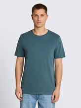 T-shirt au look usé - tide petrol - Découpe Vue de face du modèle