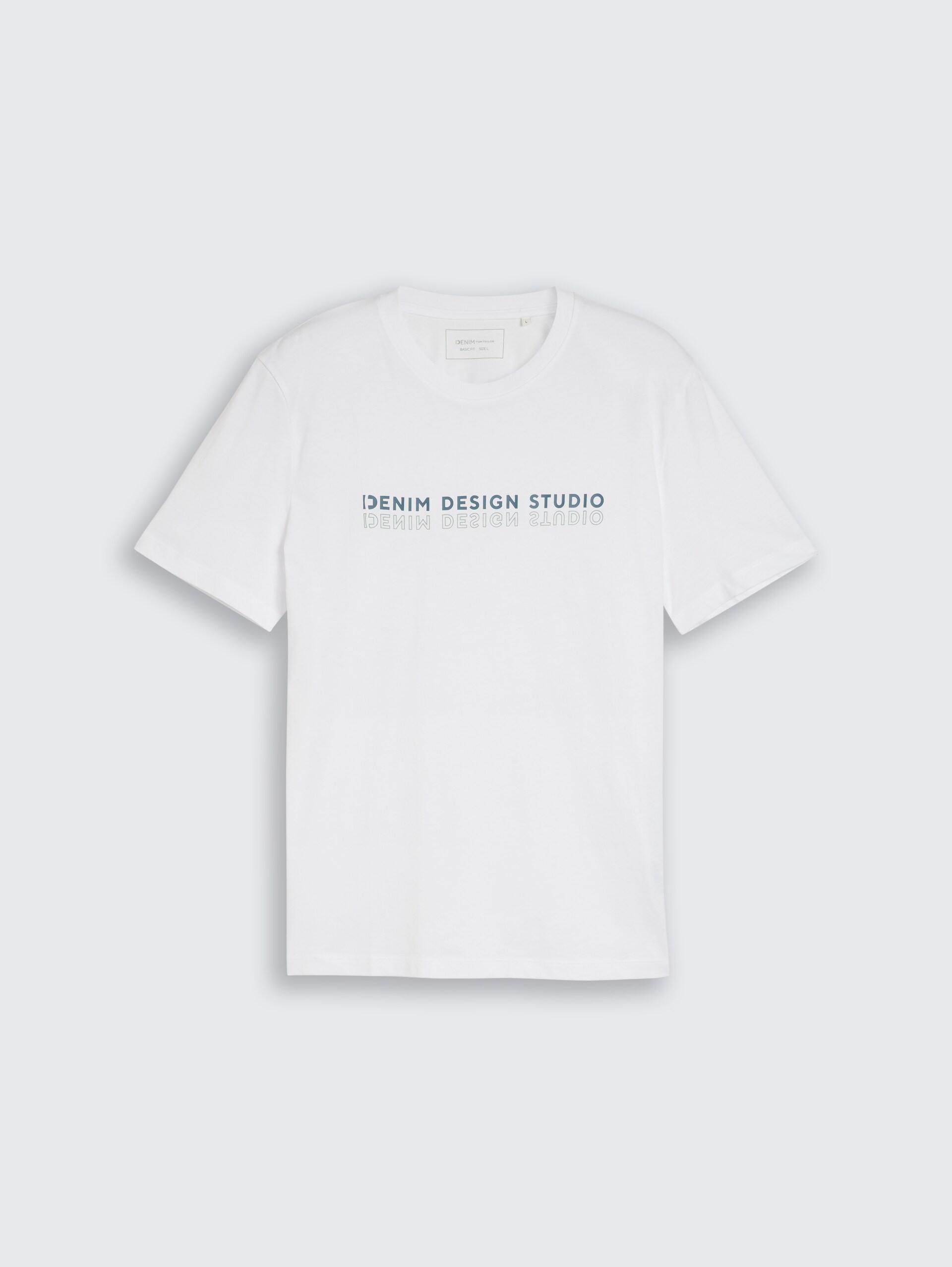 T-Shirt mit Print - White - Vorder-Produkt-Ansicht