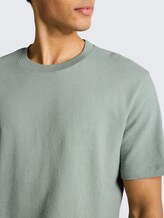 T-shirt en coton éponge - green mist - Vue détaillée du modèle