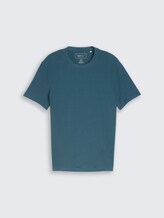 Terry T-Shirt aus Baumwolle - tide petrol - Vorder-Produkt-Ansicht