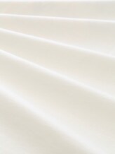 T-shirt met relaxte pasvorm en print op de rug - Wool White - Materiaalweergave