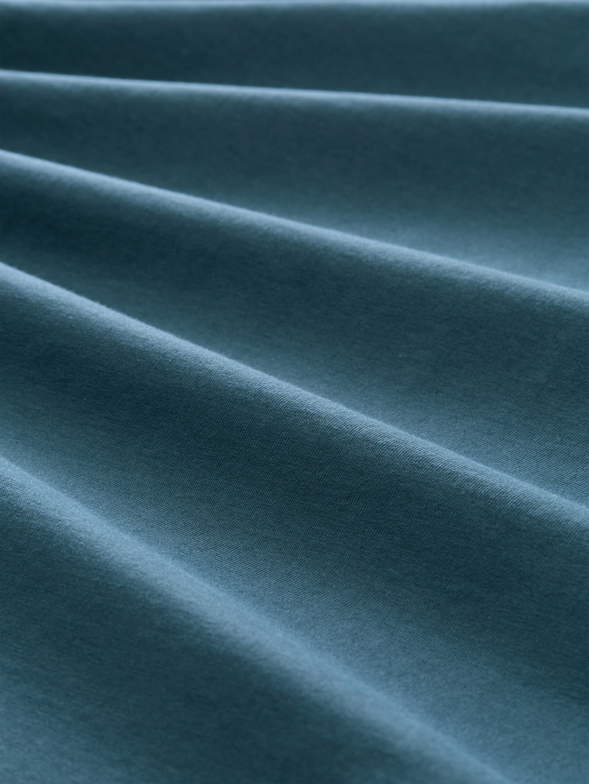 T-shirt met relaxte pasvorm en print op de rug - tide petrol - Materiaalweergave