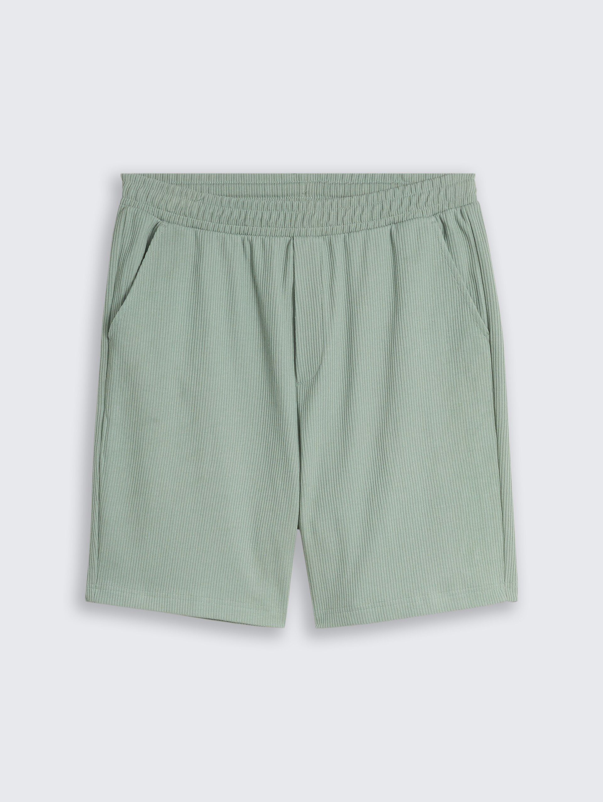 Sweatshorts met relaxte pasvorm - green mist - Product vooraanzicht