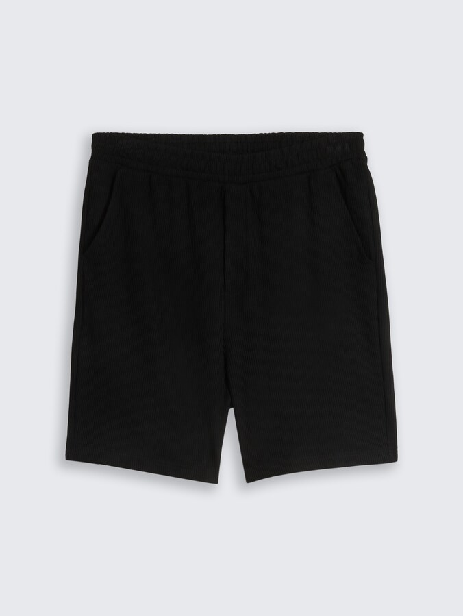 Relaxed Fit Sweat-Shorts von Denim Male, Black