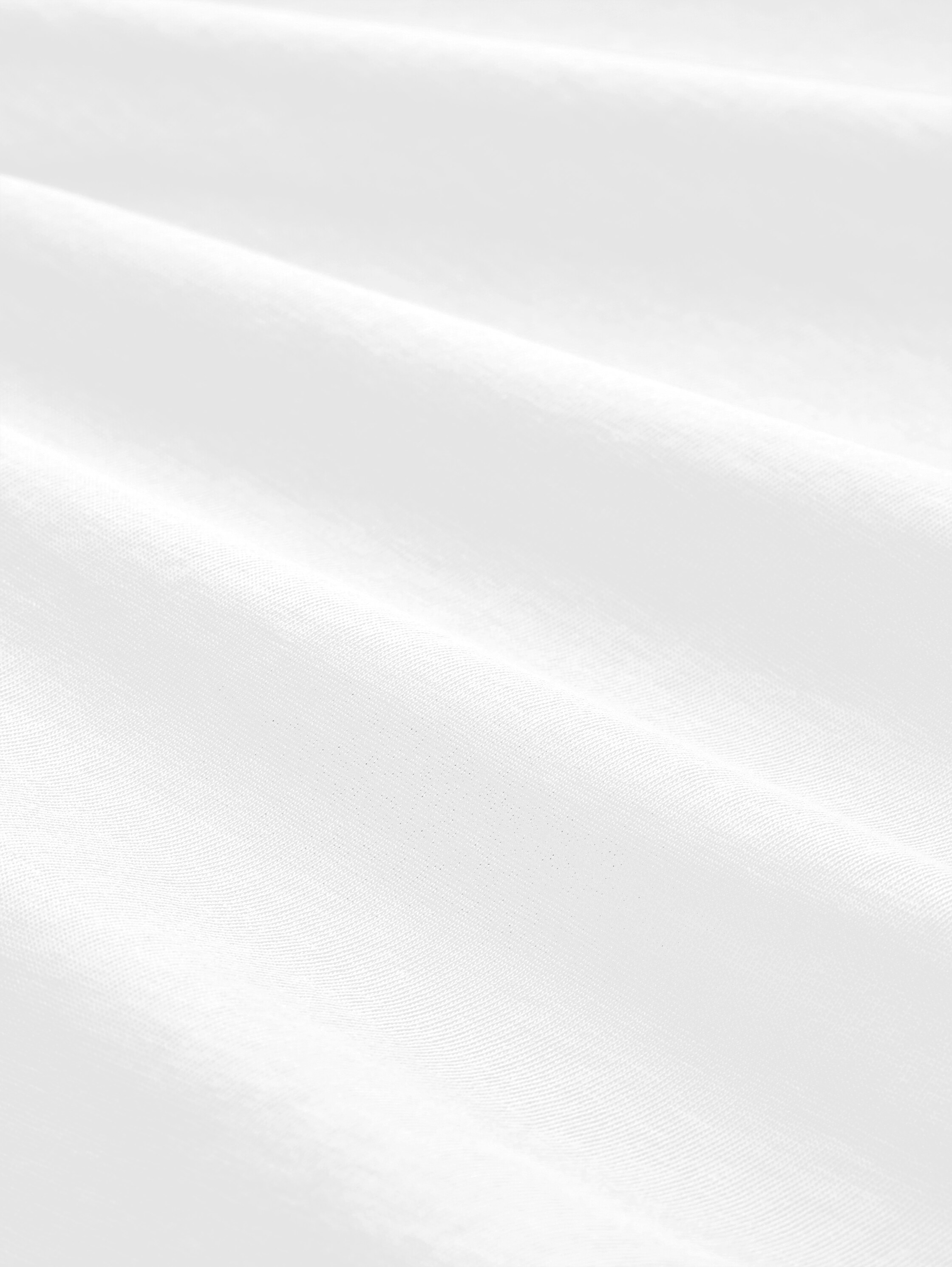 Slim Fit T-Shirt mit Stickerei - Whisper White - Material-Ansicht