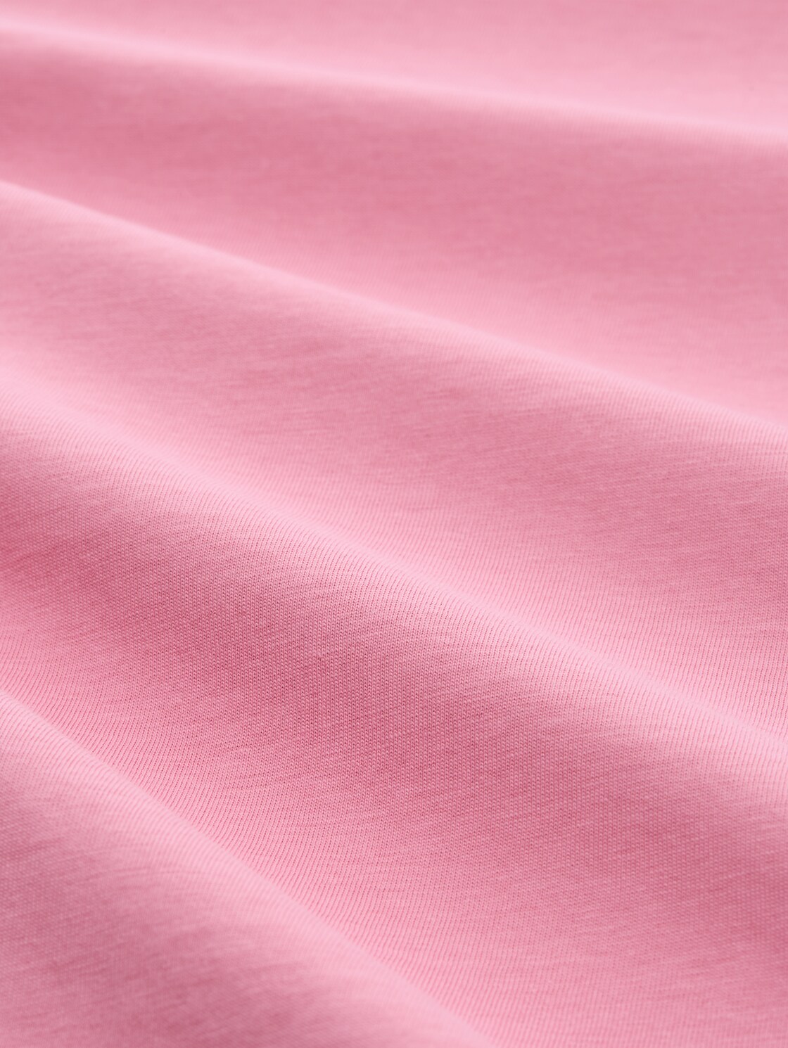 Slim Fit T-Shirt mit Stickerei - Soft Blush Rose - Material-Ansicht