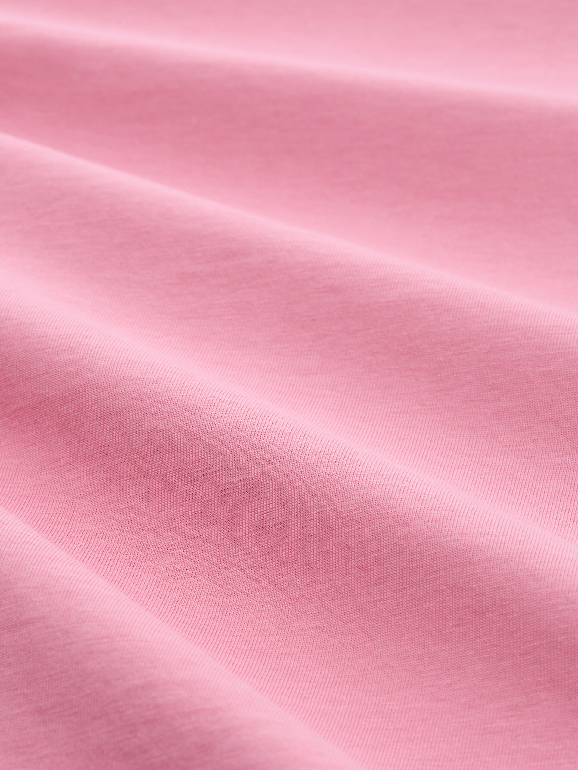 Slim fit T-shirt with embroidery - Soft Blush Rose - Material view