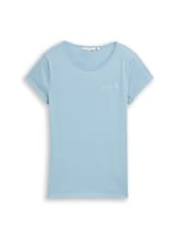 Nicht ausgewählt, Slim Fit T-Shirt mit Stickerei von , blau