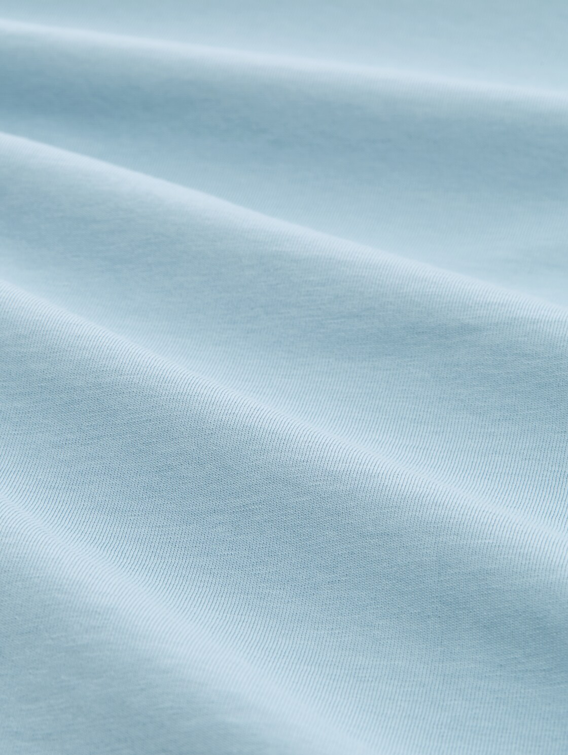 Slim Fit T-Shirt mit Stickerei - calm cloud blue - Material-Ansicht