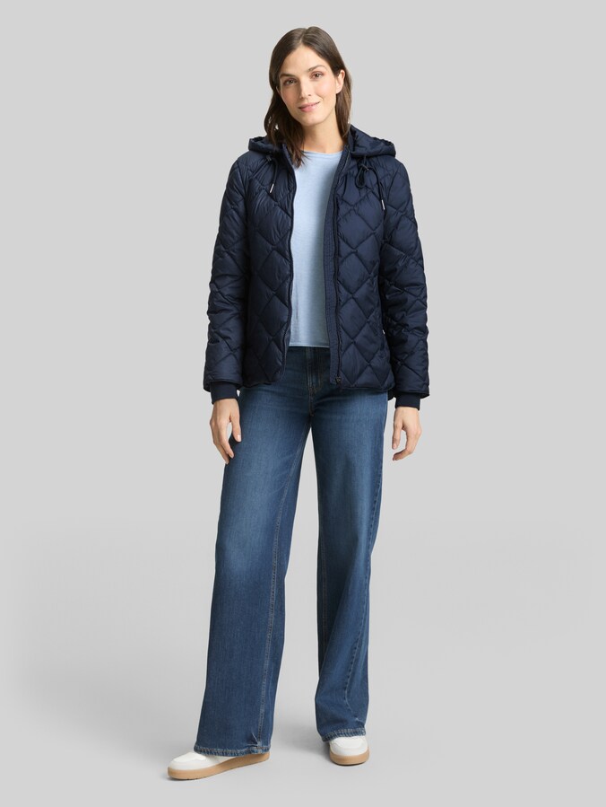 Lightweight Steppjacke mit Kapuze von Women, sky captain blue