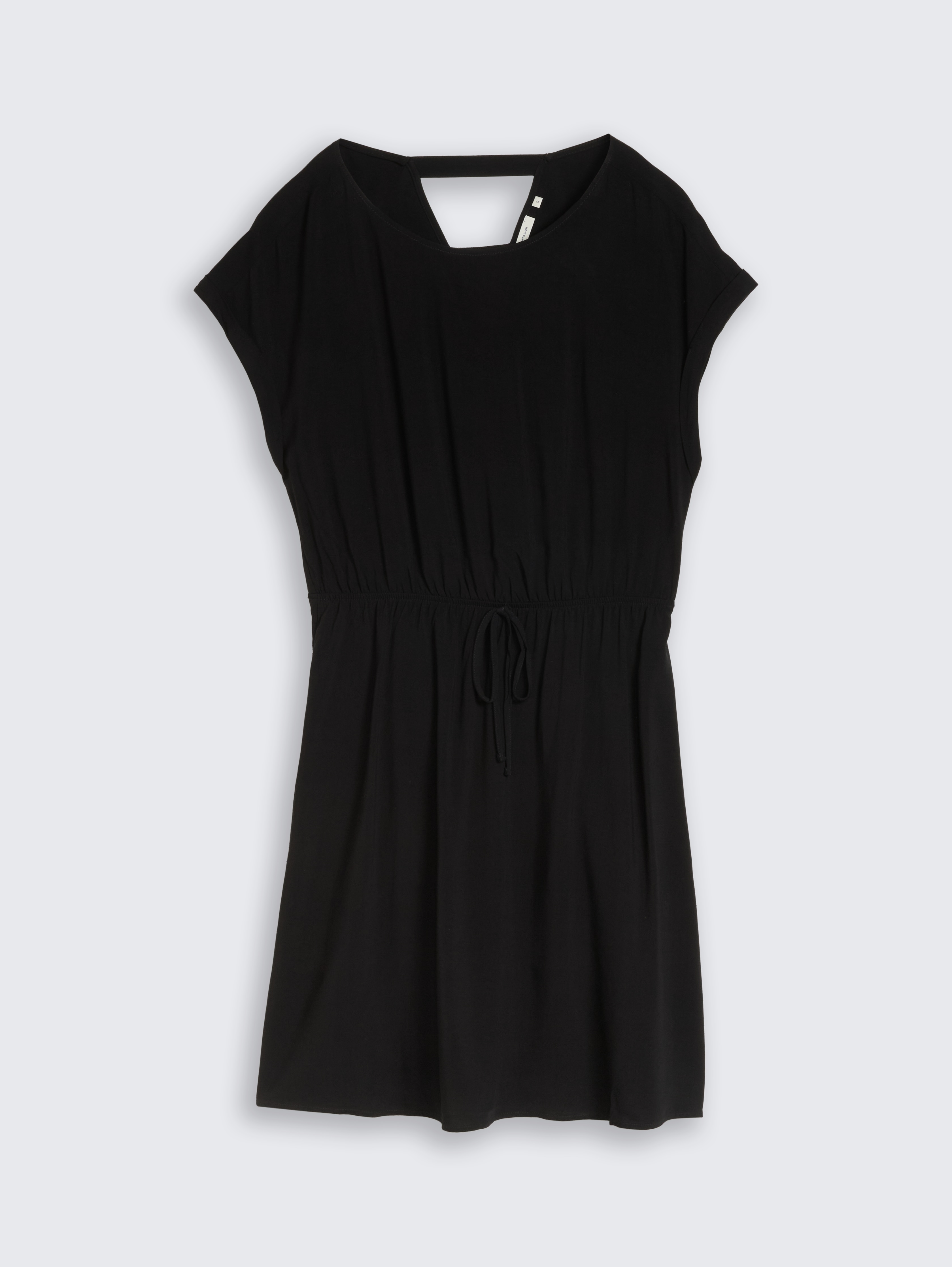 Mini dress with bow detail by Denim Female, deep black