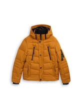 Ausgewählt, Puffer-Jacke mit abnehmbarer Kapuze von Tom Tailor, braun