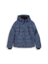 Nicht ausgewählt, Puffer-Jacke mit abnehmbarer Kapuze von Tom Tailor, blau