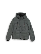 Nicht ausgewählt, Puffer-Jacke mit abnehmbarer Kapuze von Tom Tailor, grün