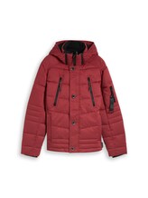 Sélectionné, Doudoune à capuche amovible par Tom Tailor, rouge