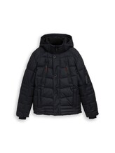 Geselecteerd, Pufferjas met afneembare capuchon door Tom Tailor, blauw