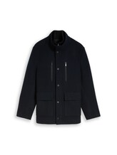 Niet geselecteerd, 2-in-1 wollen jas met uitneembaar inzetstuk door Tom Tailor, blauw