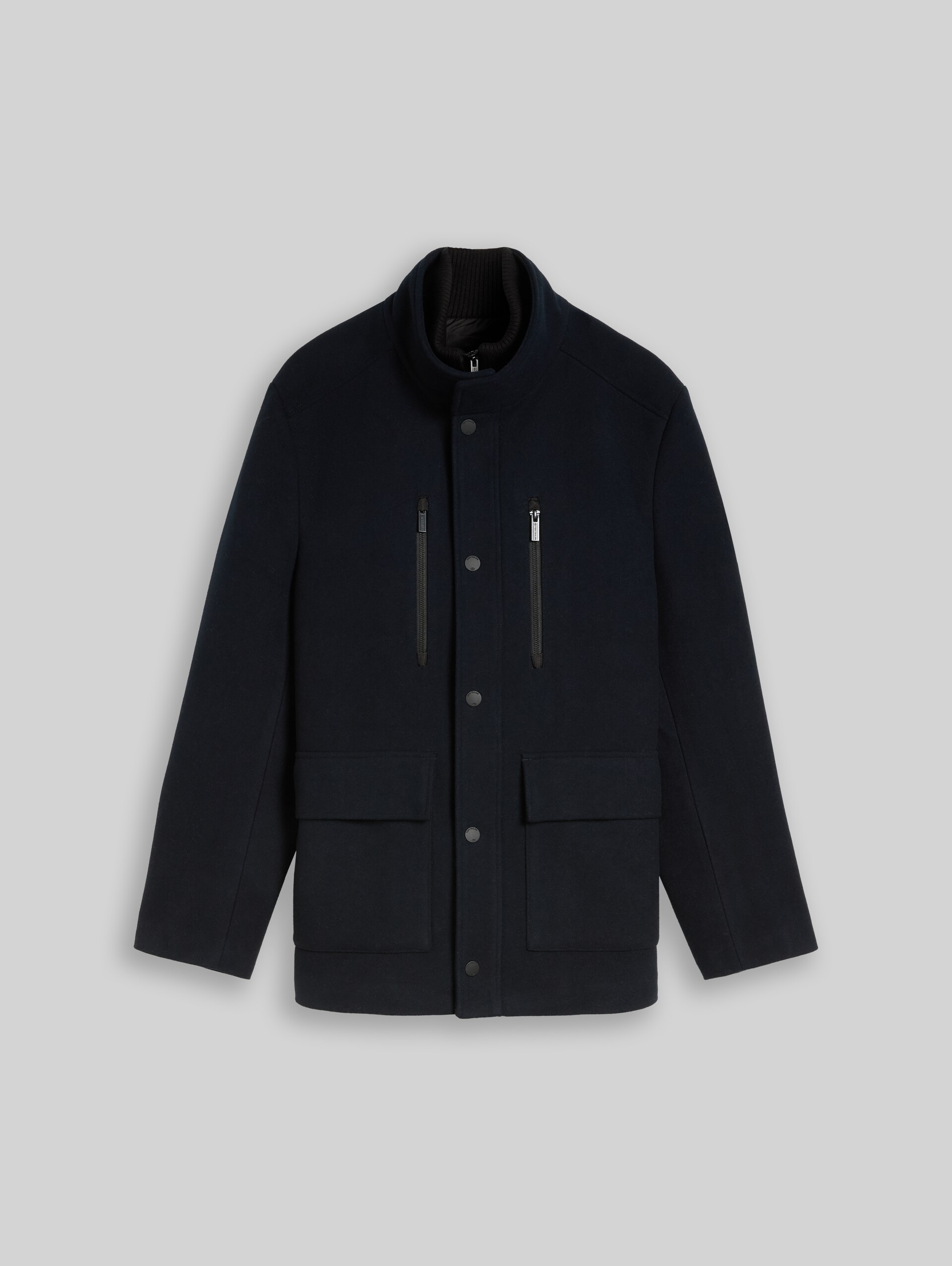 2-in-1 wollen jas met uitneembaar inzetstuk - sky captain blue - Product vooraanzicht