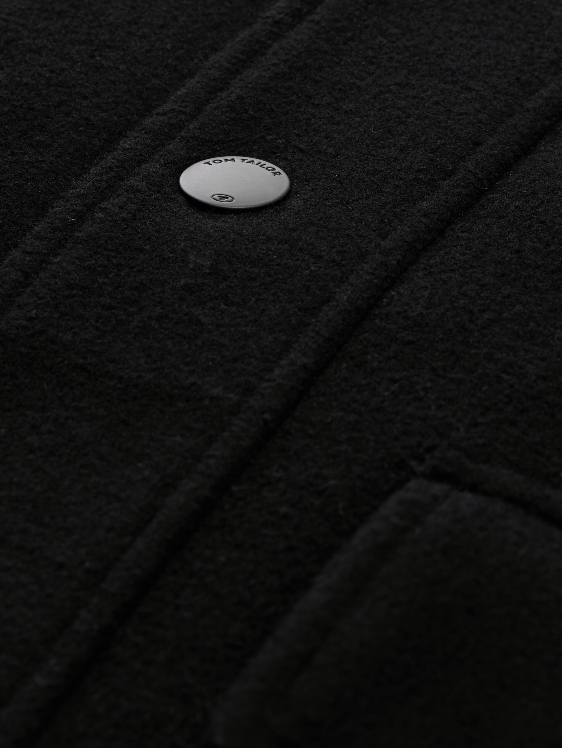 2-in-1 wollen jas met uitneembaar inzetstuk - Black - Detailaanzicht product