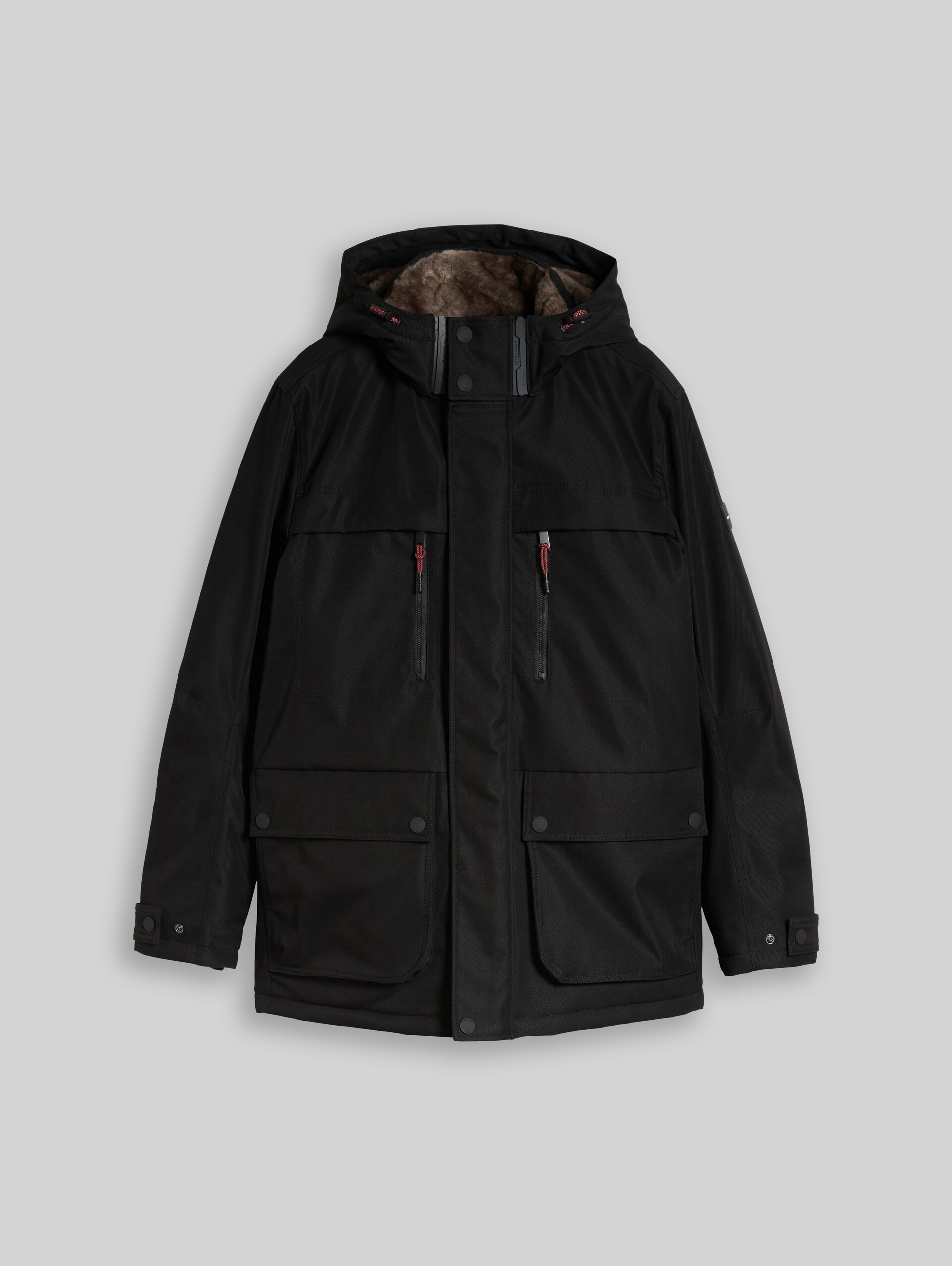 Feldjacke mit Innenfutter - Black - Vorder-Produkt-Ansicht