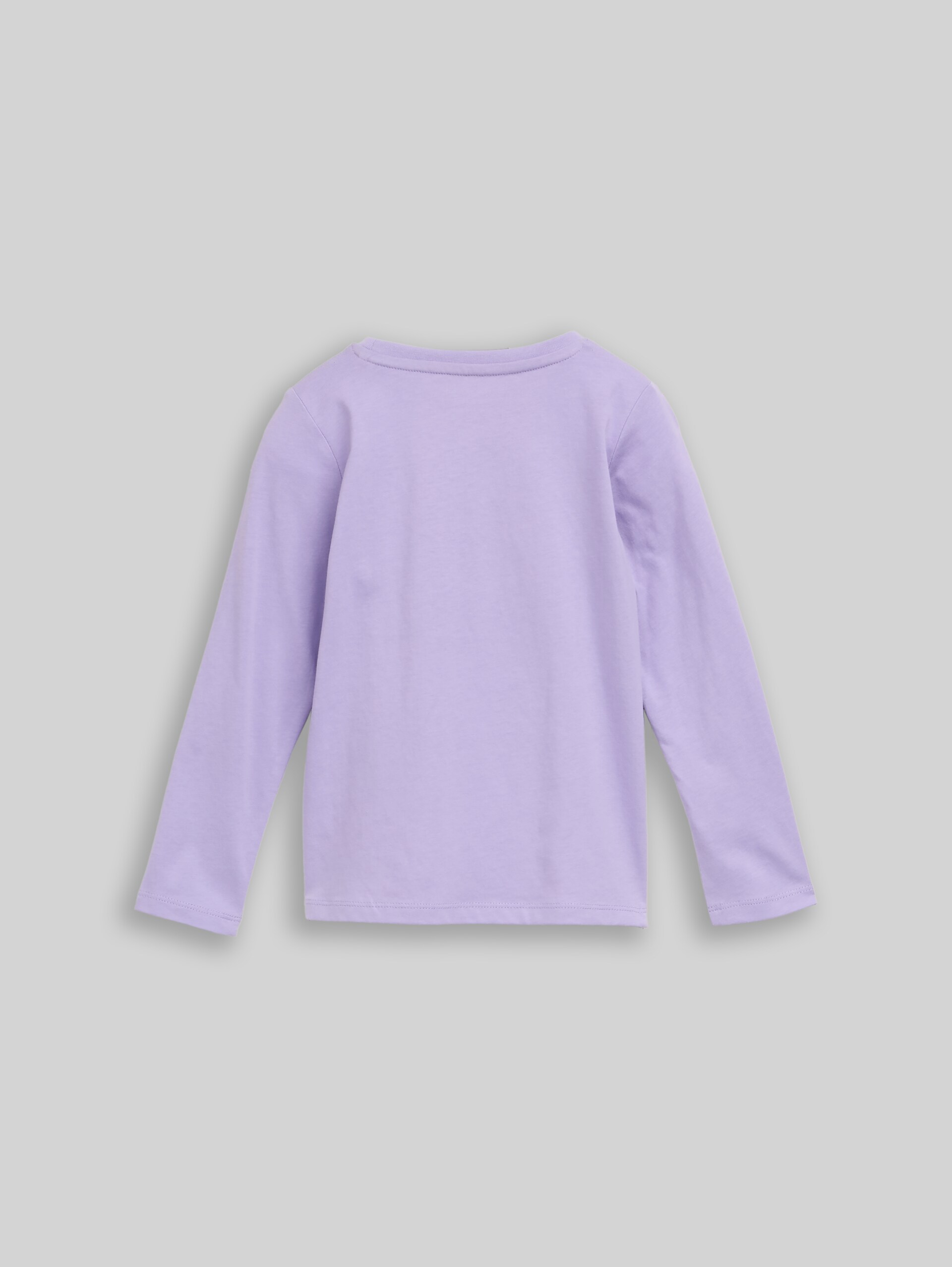 T-shirt à manches longues avec imprimé pailleté - sweet purple