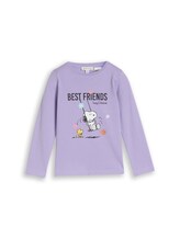 Ausgewählt, Langarmshirt mit Peanuts-Print von Tom Tailor, lila
