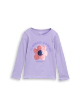 Nicht ausgewählt, Langarmshirt mit Wendepailletten von Tom Tailor, lila