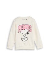Ausgewählt, Sweatshirt mit Snoopy-Print von Tom Tailor, braun