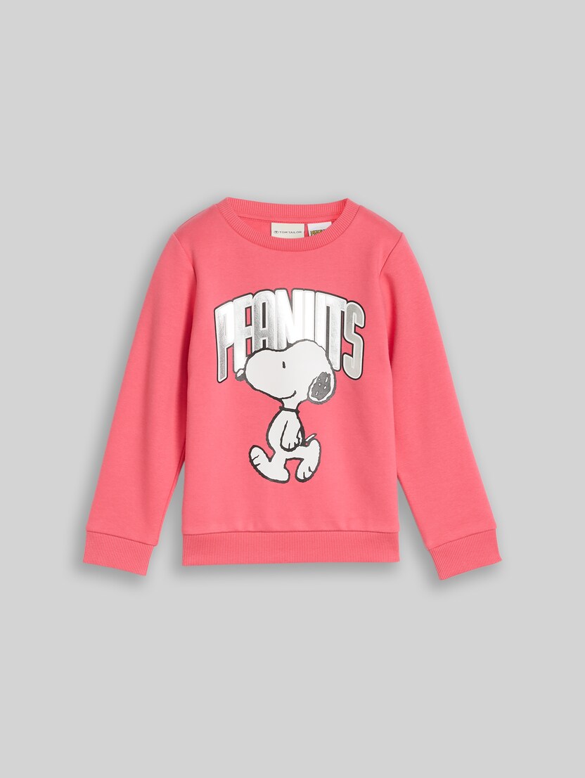 Sweatshirt met Snoopy-print door Mini Girls, pink dream