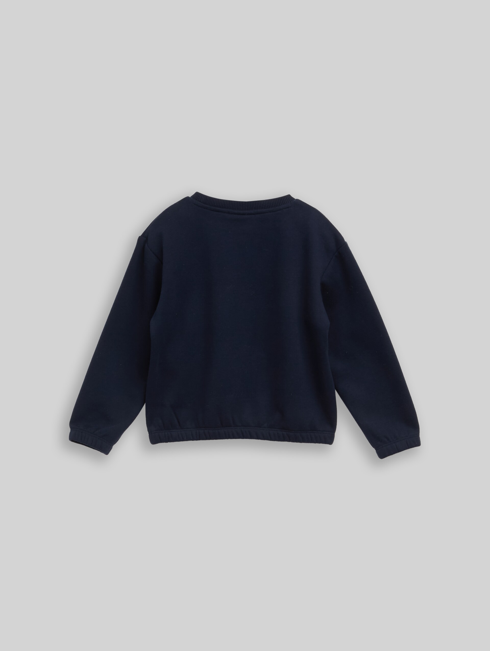 Cropped Sweatshirt mit Wendepailletten - sky captain blue